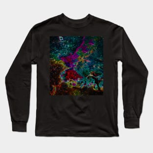 Black Panther Art - Glowing Edges 228 Long Sleeve T-Shirt